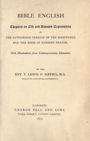 Cover of: Bible English