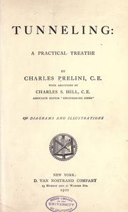 Cover of: Tunneling by Charles Prelini, Charles Prelini