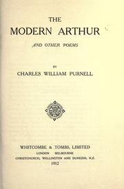 Cover of: The modern Arthur and other poems.