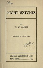 Cover of: Night watches. by W. W. Jacobs