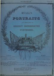 Cover of: Ryall's portraits and memoirs of eminent conservative statesmen: The portraits by Thomas Lawrence and others of the highest celebrity. The memoirs have been written expressly for this work by Members of the Senate, the Bar and authors of established reputation.
