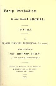 Cover of: Early Methodism in and around Chester, 1749-1812