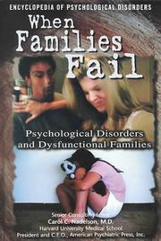 When families fail by Ann Holmes