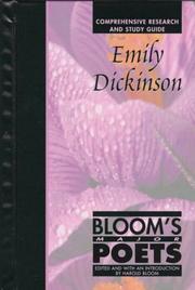 Cover of: Emily Dickinson by edited and with an introduction by Harold Bloom.