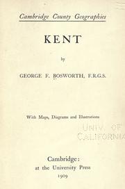 Cover of: Kent by George Frederick Bosworth