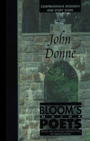 Cover of: John Donne | 