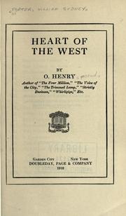 Cover of: Heart of the West by O. Henry, O. Henry