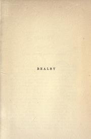 Cover of: Bealby by H. G. Wells