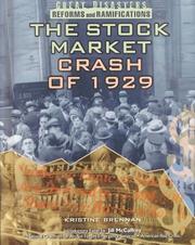 Cover of: The Stock Market Crash of 1929 (Great Disasters and Their Reforms) by 