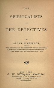 The spiritualists and the detectives by Allan Pinkerton