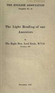 Cover of: The light reading of our ancestors