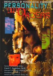 Cover of: Personality disorders | Linda N. Bayer