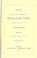 Cover of: The life of the Right Honourable William Pitt