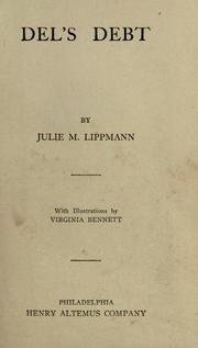 Cover of: Del's debt by Julie Mathilde Lippmann