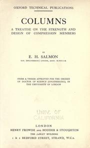 Cover of: Columns by E. H. Salmon