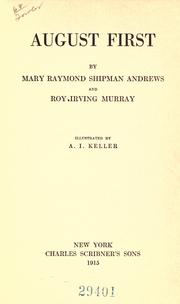 Cover of: August First by Mary Raymond Shipman Andrews