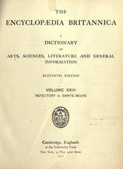 Cover of: The Encyclopaedia Britannica by 