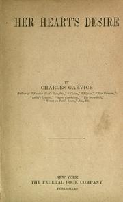 Cover of: Her heart's desire
