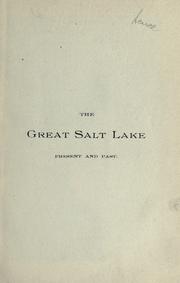 Cover of: The Great Salt Lake by James Edward Talmage