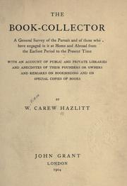 Cover of: The book-collector by William Carew Hazlitt