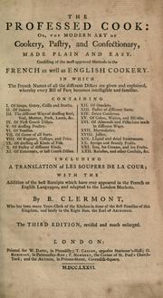 Cover of: The professed cook by B. Clermont