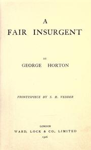 Cover of: A fair insurgent