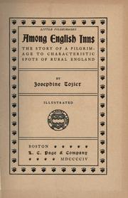 Cover of: Among English inns by Josephine Tozier, Josephine Tozier