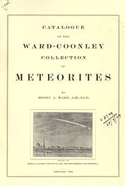 Cover of: Catalogue of the Ward-Coonley collection of meteorites.