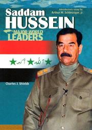 Cover of: Saddam Hussein (Major World Leaders) by Charles J. Shields