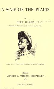 Cover of: A  waif of the plains by Bret Harte