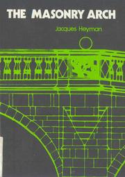 The masonry arch by Jacques Heyman