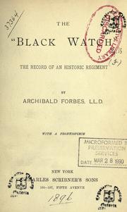 Cover of: The Black Watch by Archibald Forbes