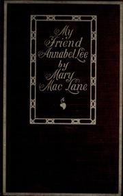 Cover of: My friend Annabel Lee by Mary MacLane