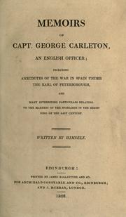 Cover of: Memoirs of Capt. George Carleton, an English officer by Carleton, George