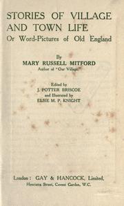 Cover of: Stories of village and town life by Mary Russell Mitford