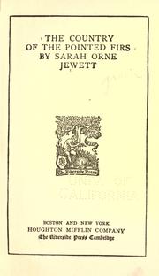 Cover of: The country of the pointed firs by Sarah Orne Jewett