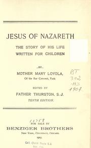 Cover of: Jesus of Nazareth by Mary Loyola Mother