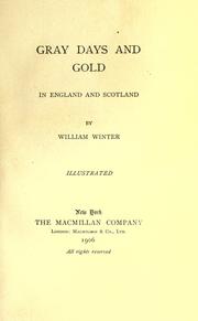 Cover of: Gray days and gold in England and Scotland