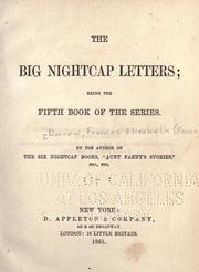 Cover of: The big nightcap letters: being the fifth book of the series