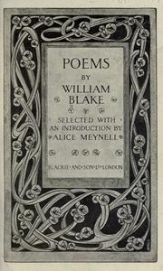 Cover of: Poems. by William Blake