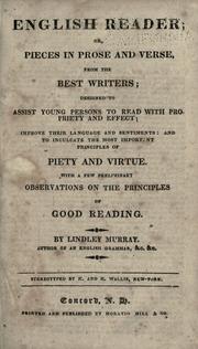 Cover of: The English reader by Lindley Murray