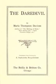 Cover of: The daredevil by Maria Thompson Daviess