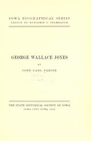George Wallace Jones by John Carl Parish