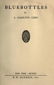Cover of: Bluebottles by A. Hamilton Gibbs
