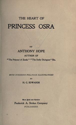 The heart of Princess Osra by Anthony Hope