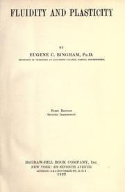 Cover of: Fluidity and plasticity