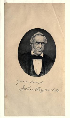 The pioneer history of Illinois [prospectus] by Reynolds, John