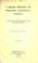 Cover of: A short history of British colonial policy
