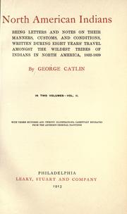 Cover of: North American Indians by George Catlin