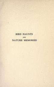 Cover of: Bird haunts and nature memories